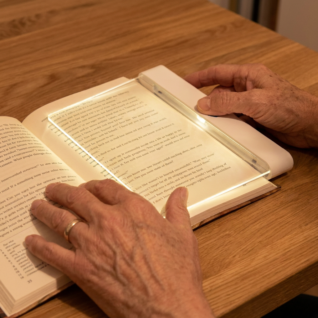 Rechargeable LED Reading Lamp – Portable Book and Night Light for Relaxing and Stress-Free Moments