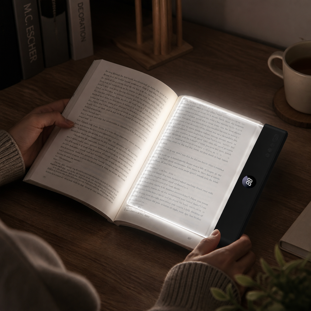 Rechargeable LED Reading Lamp – Portable Book and Night Light for Relaxing and Stress-Free Moments