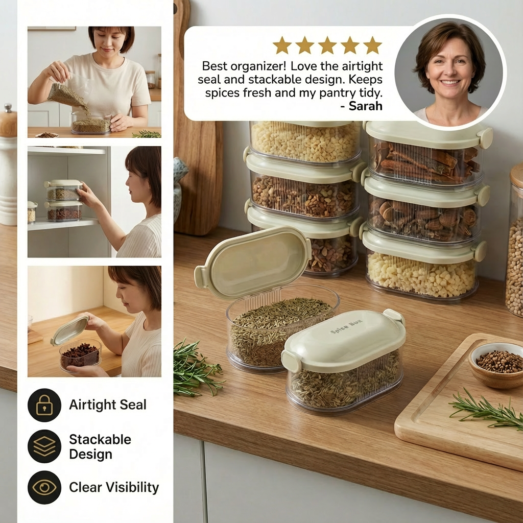 Versatile Spice Containers
