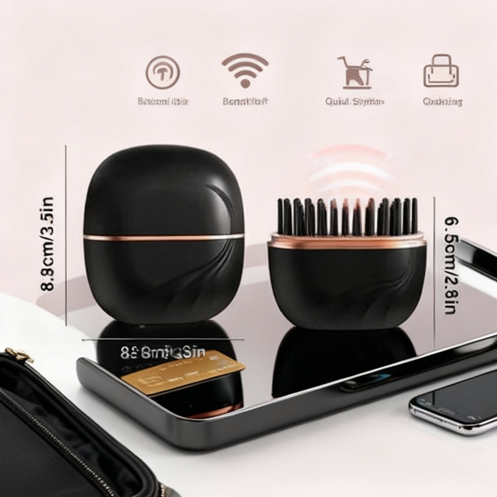 Smooth & Go Styler – The Wireless Hair Straightener for On-the-Go