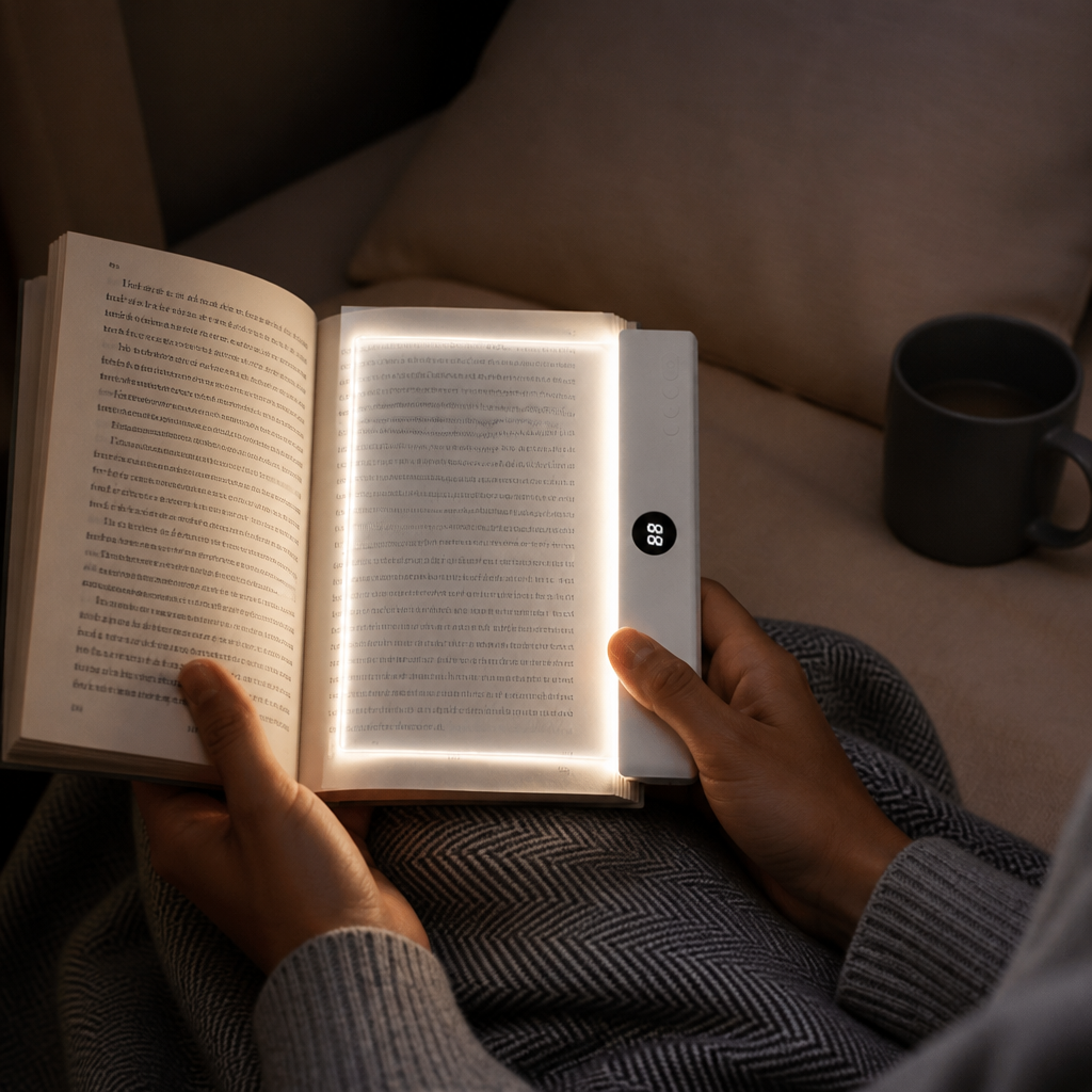 Rechargeable LED Reading Lamp – Portable Book and Night Light for Relaxing and Stress-Free Moments