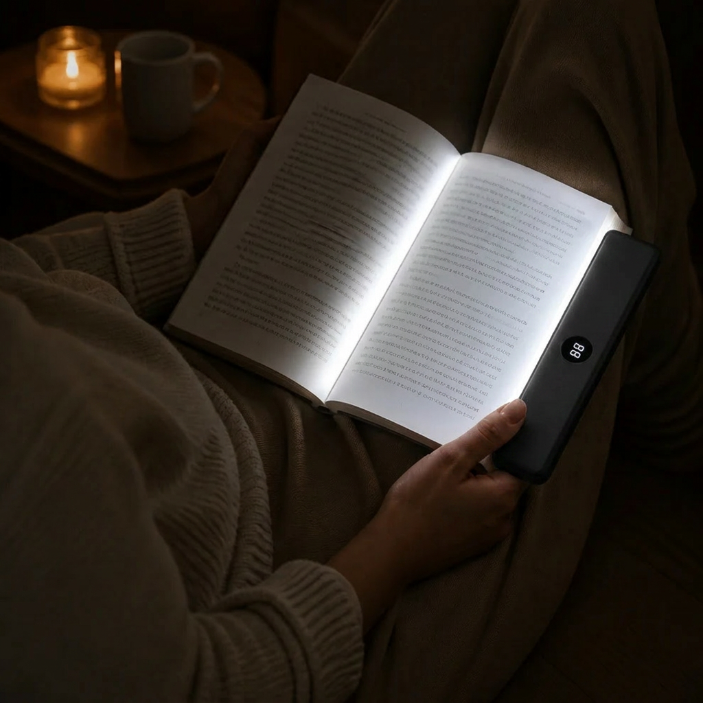 Rechargeable LED Reading Lamp – Portable Book and Night Light for Relaxing and Stress-Free Moments