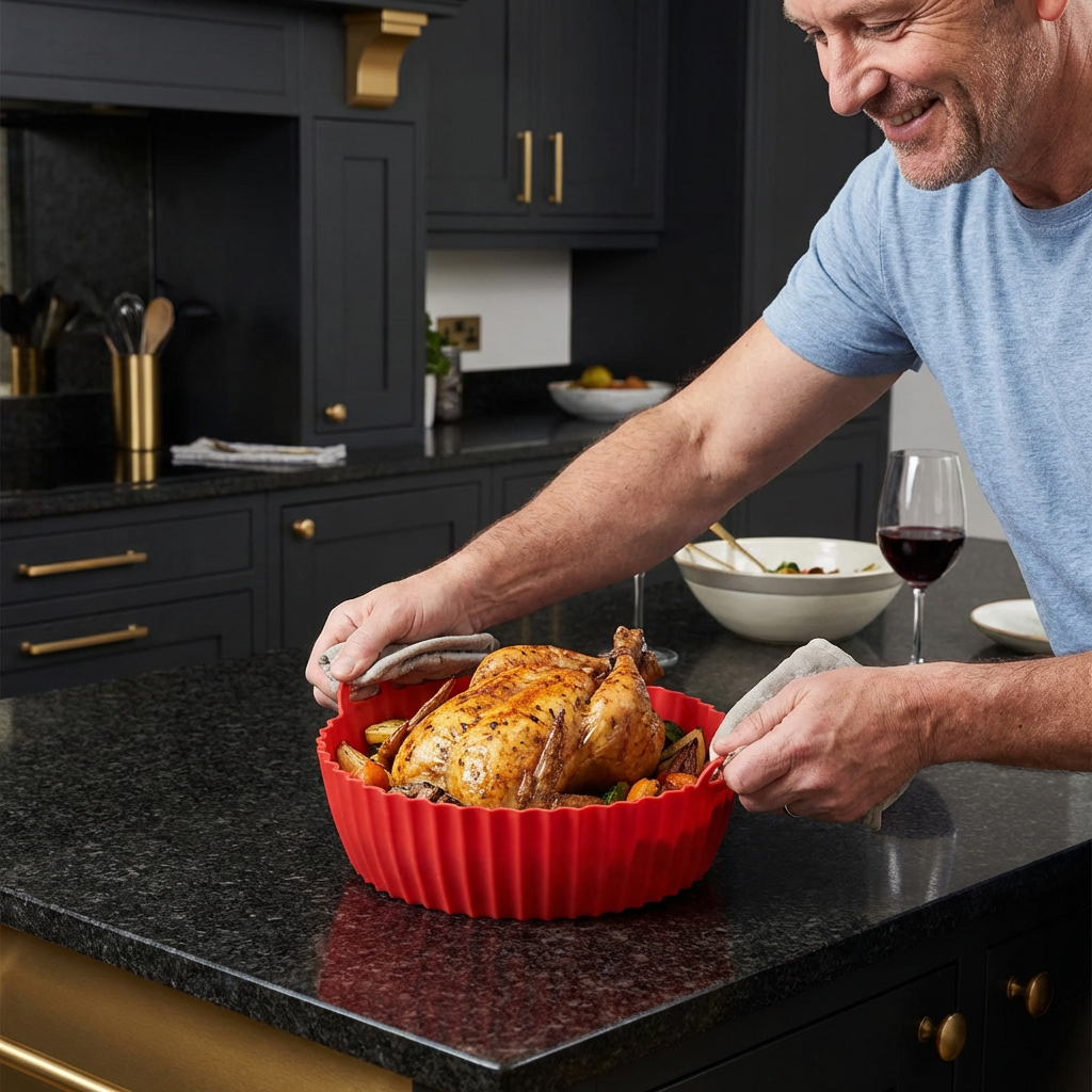 Reusable Non-Stick Silicone Mold for Air Fryer