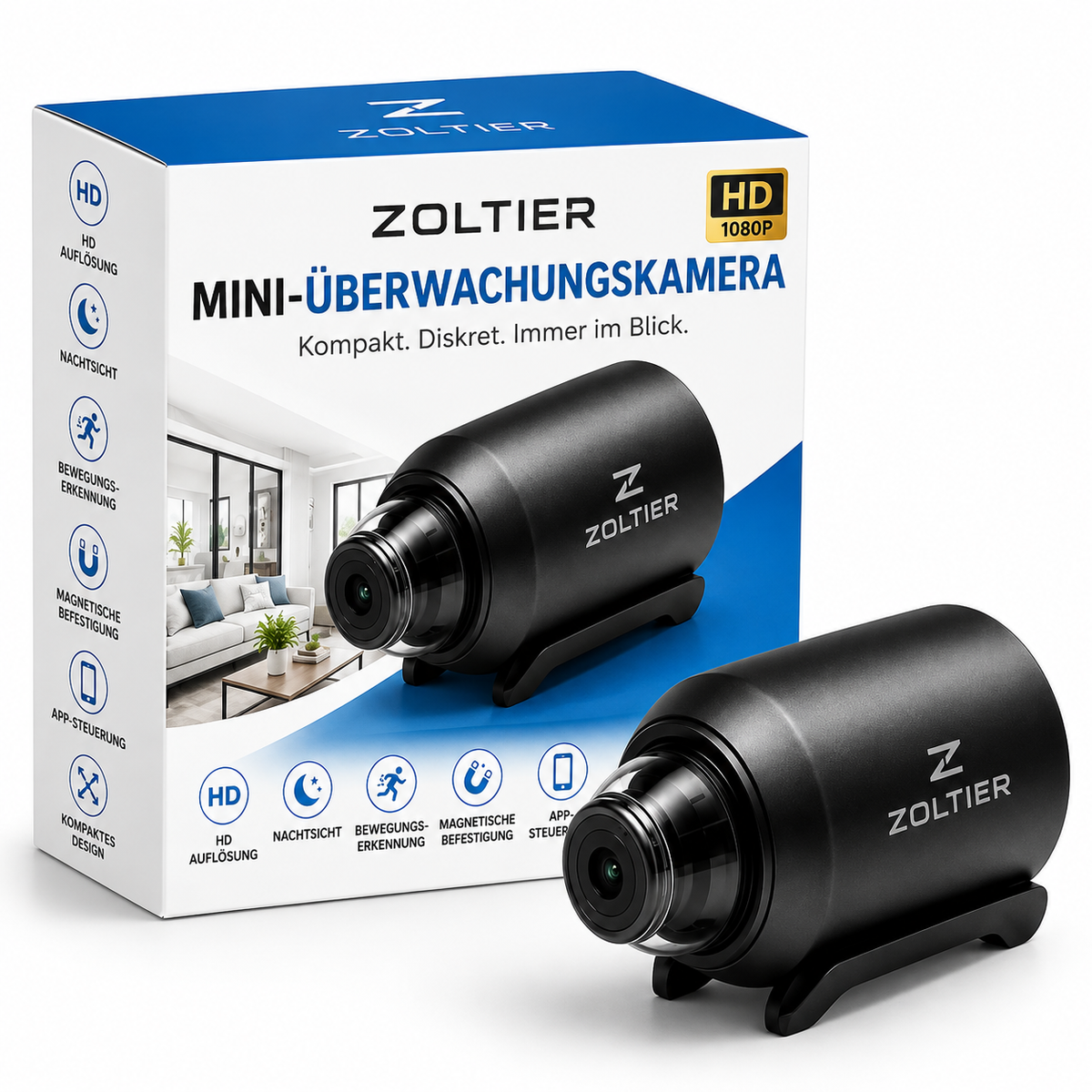 Mini-Überwachungskamera (Ultra HD 4K)