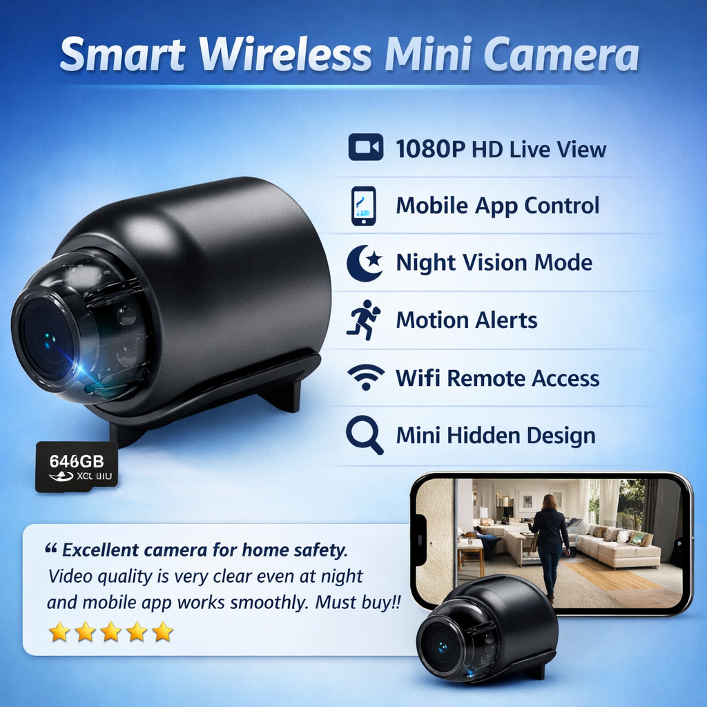 Smart Wireless Mini Camera 3x