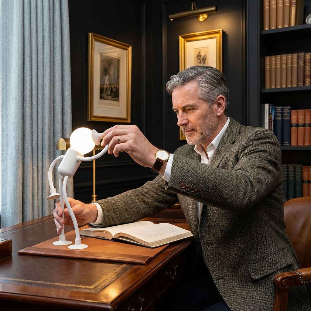 LED Lamp with Suction Cup – Interchangeable and Playful Design for Decoration
