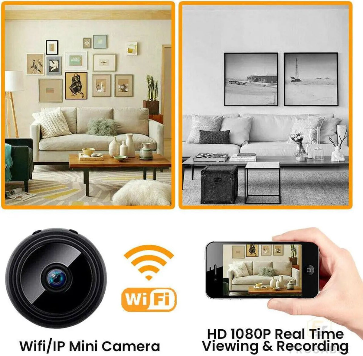 Smart Wireless Mini Camera 3x