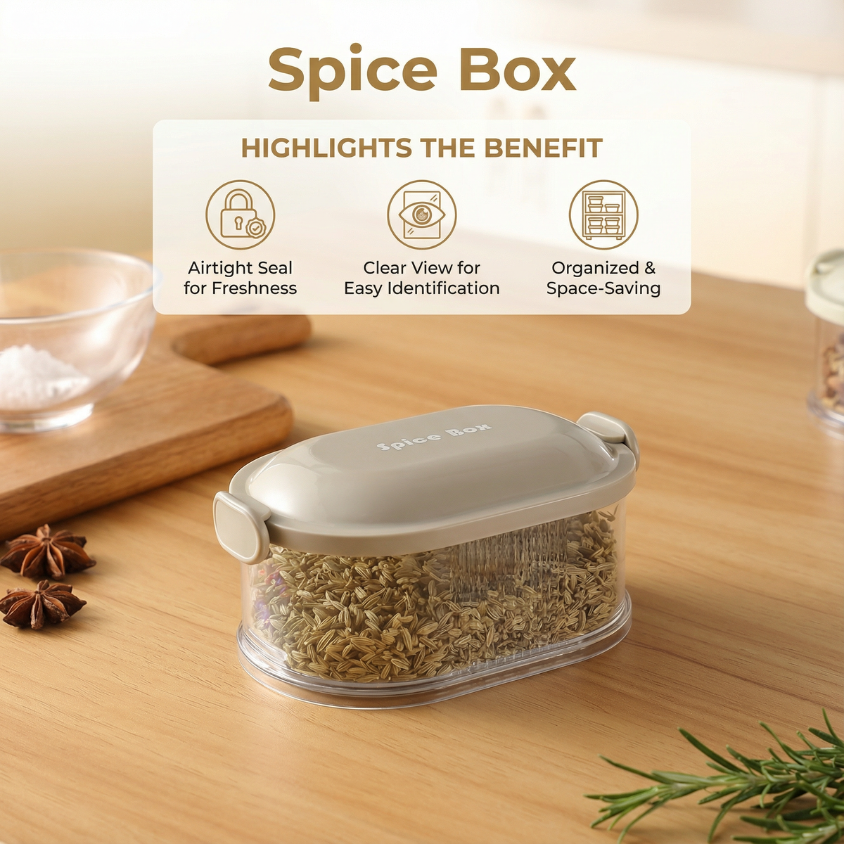 Versatile Spice Containers