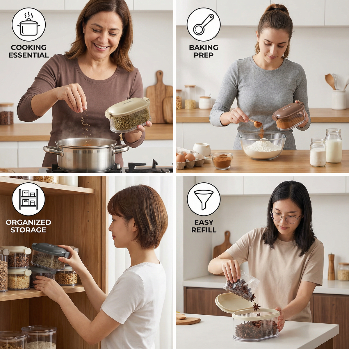 Versatile Spice Containers