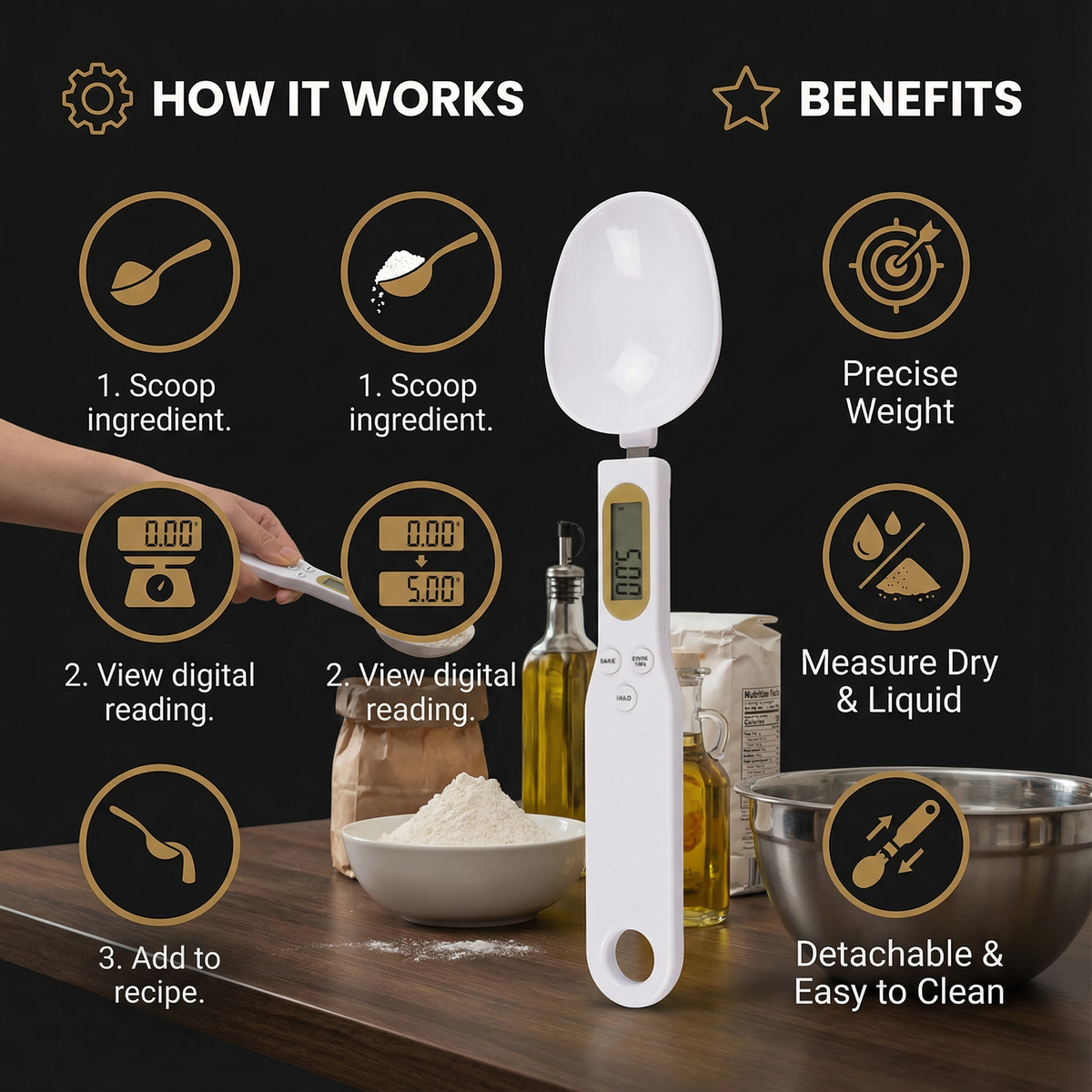 Smart Digital Measuring Spoon