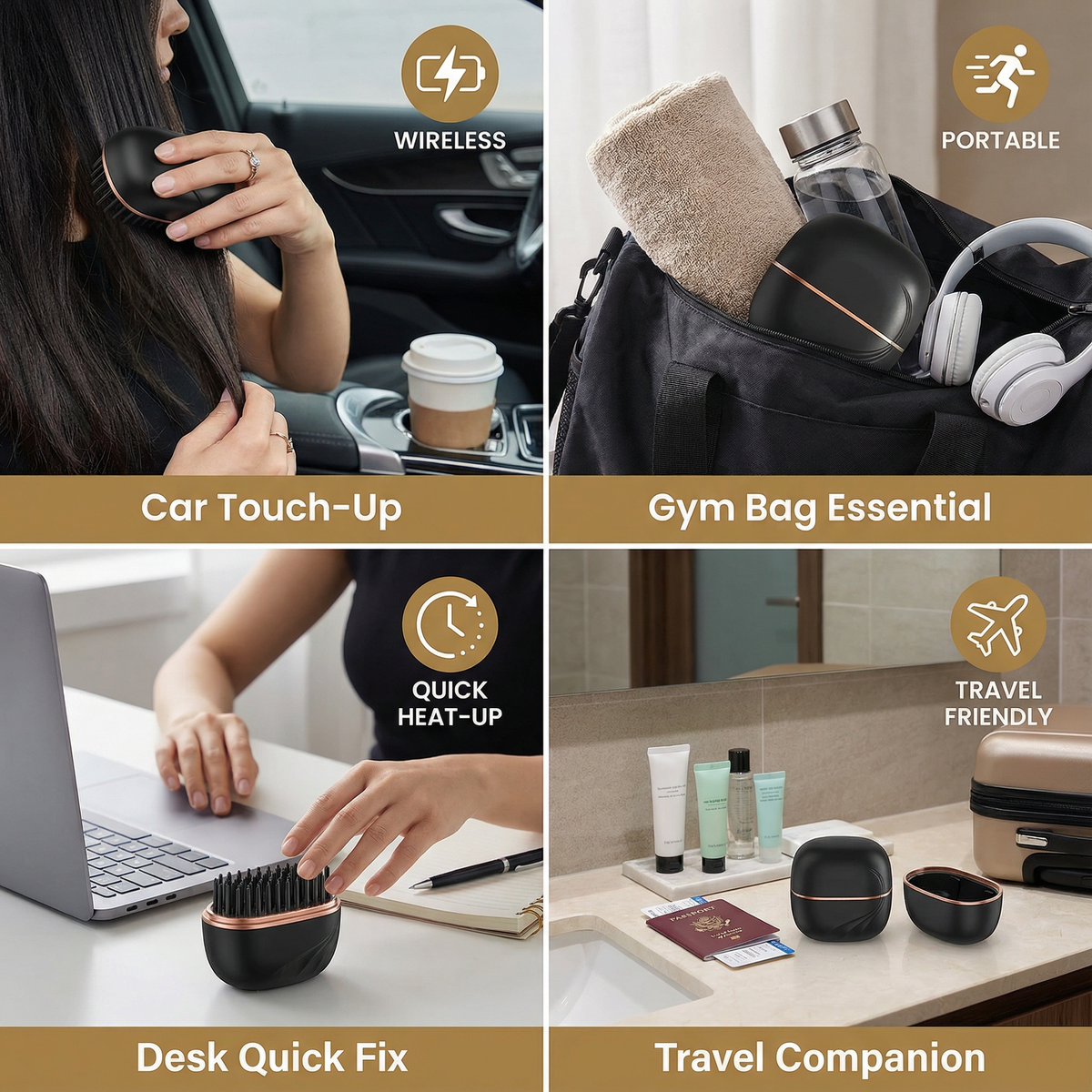 Smooth & Go Styler – The Wireless Hair Straightener for On-the-Go
